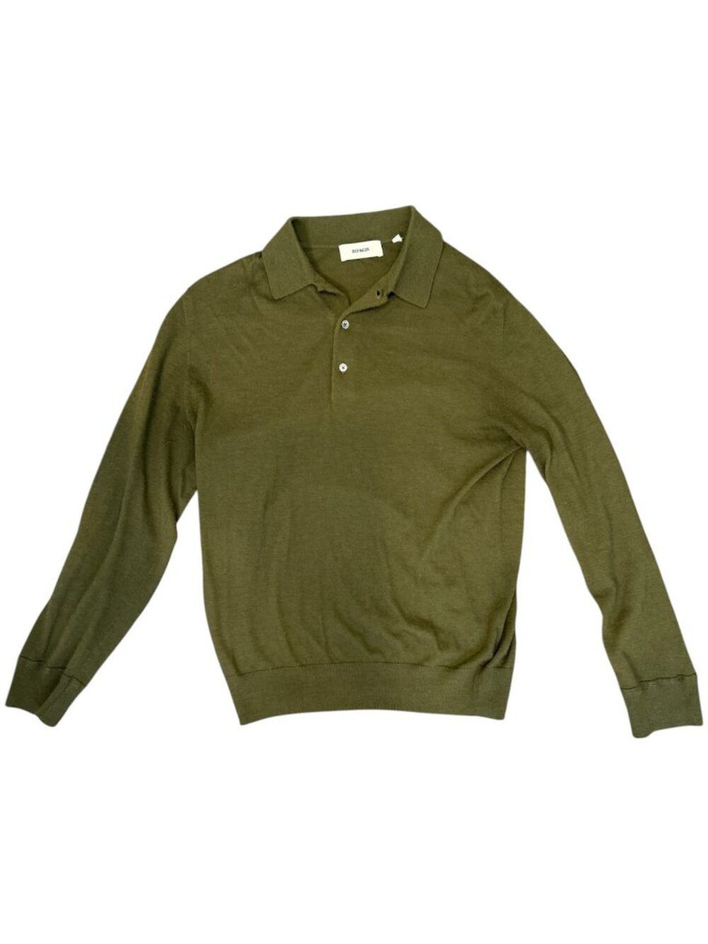 Buck Mason cashmere polo large